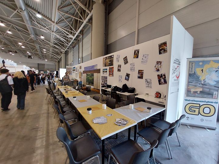 Stand del go club di Roma al Romics Autunno 20022