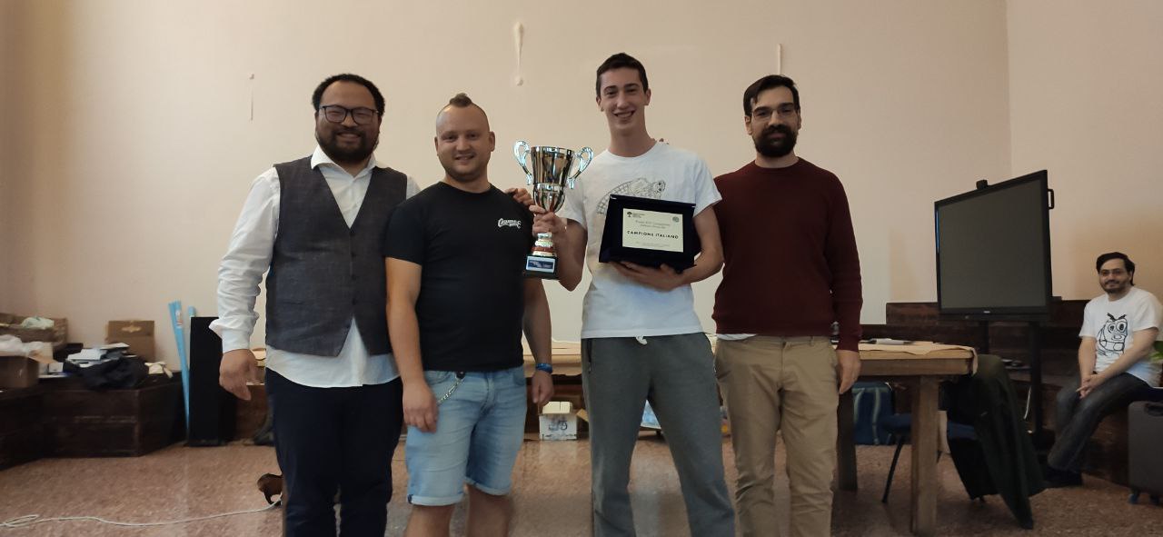 premiazione CI2022 Davide Bernardis