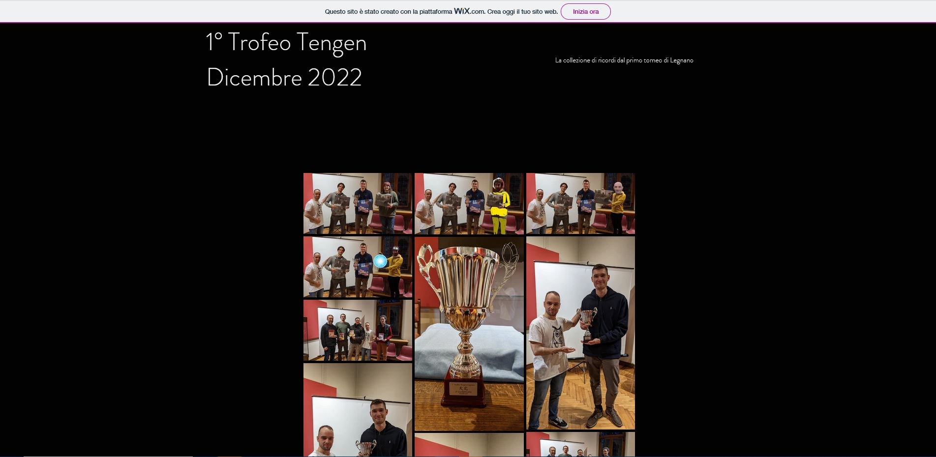 sitoGoClubLegnano fotoPrimoTrofeoLegnano