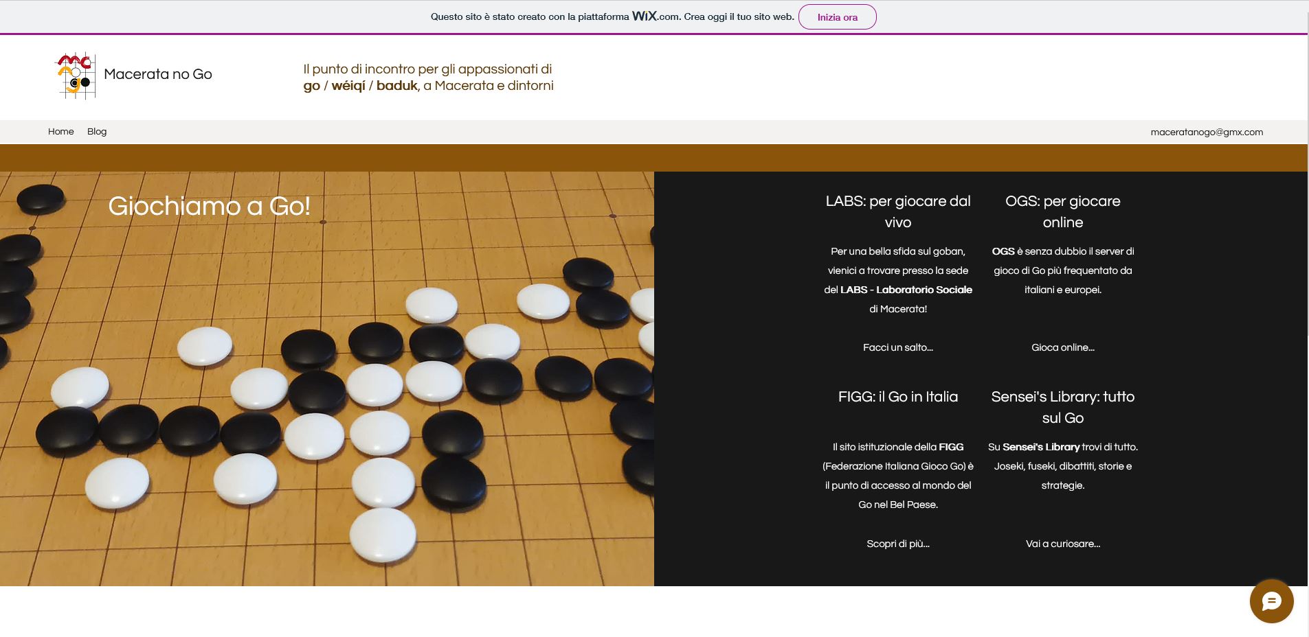 sitoGoClubMacerata homePage
